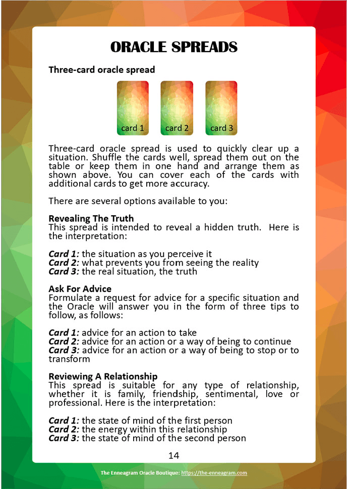 Digital Booklet of The General Enneagram Oracle