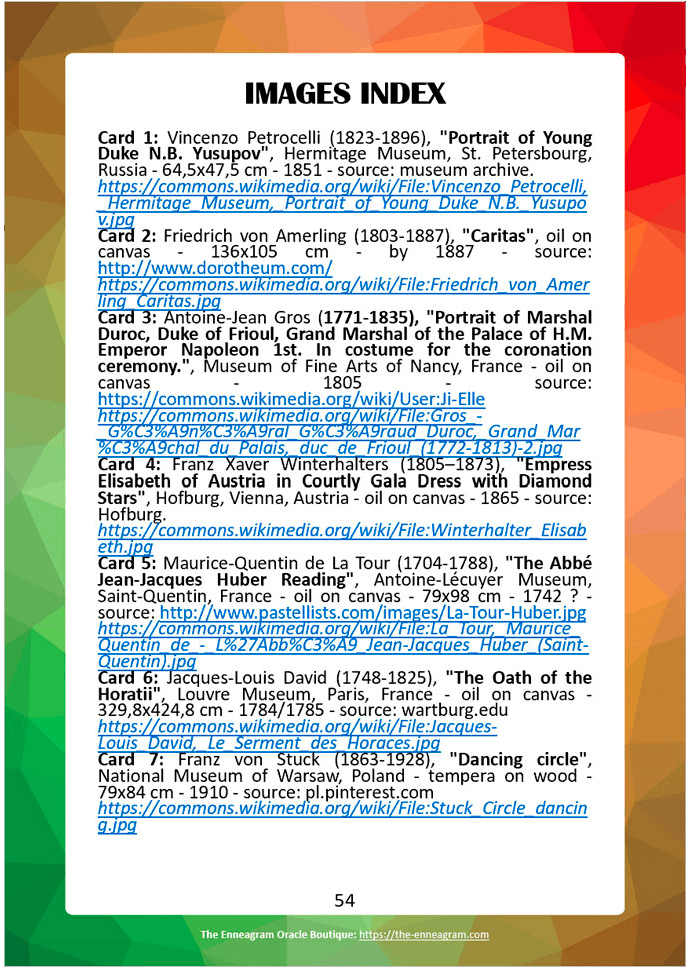 The General Enneagram Oracle: card 93 Sincerity