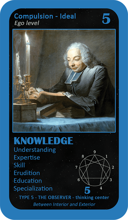 The General Enneagram Oracle: card 5 Knowledge