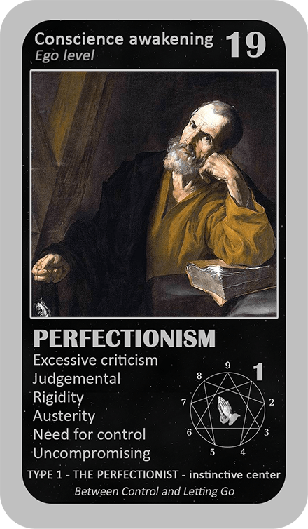 The Mystical Enneagram Oracle: card 19 Perfectionism