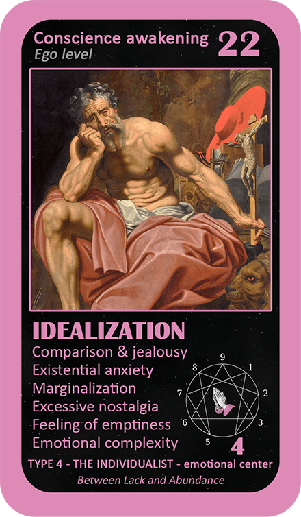 The Mystical Enneagram Oracle: card 22 Idealization
