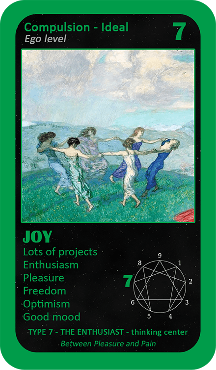 The General Enneagram Oracle: card 7 Joy