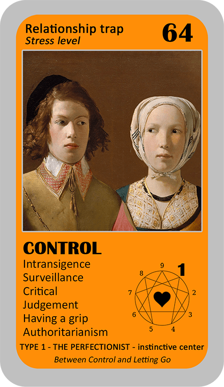The Love Enneagram Oracle: card 64 Control