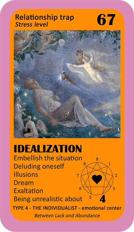 The Love Enneagram Oracle: card 67 Idealization