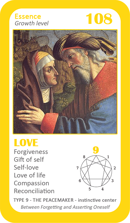 The General Enneagram Oracle: card 108 Love