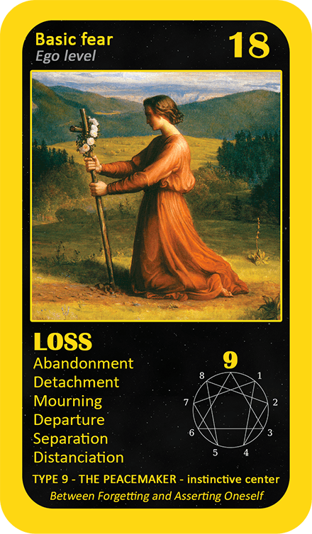 The General Enneagram Oracle: card 18 Loss