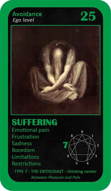The General Enneagram Oracle: card 25 Suffering