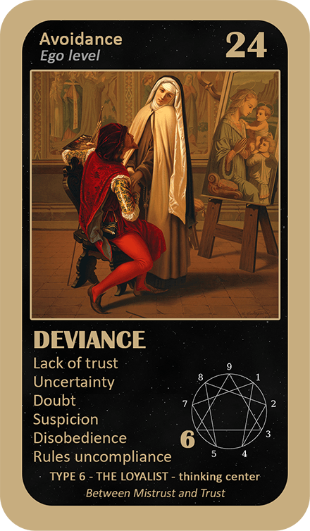 The General Enneagram Oracle: card 24 Deviance