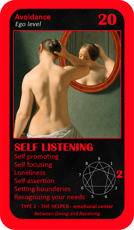 The General Enneagram Oracle: card 20 Self Listening