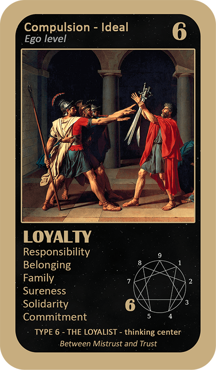 The General Enneagram Oracle: card 6 Loyalty