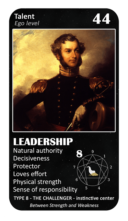 The Wealth Enneagram Oracle: card 44 Leadership