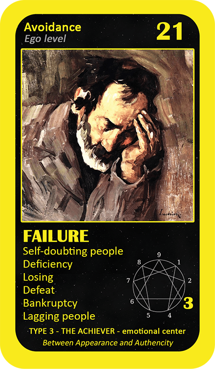 The General Enneagram Oracle: card 21 Failure