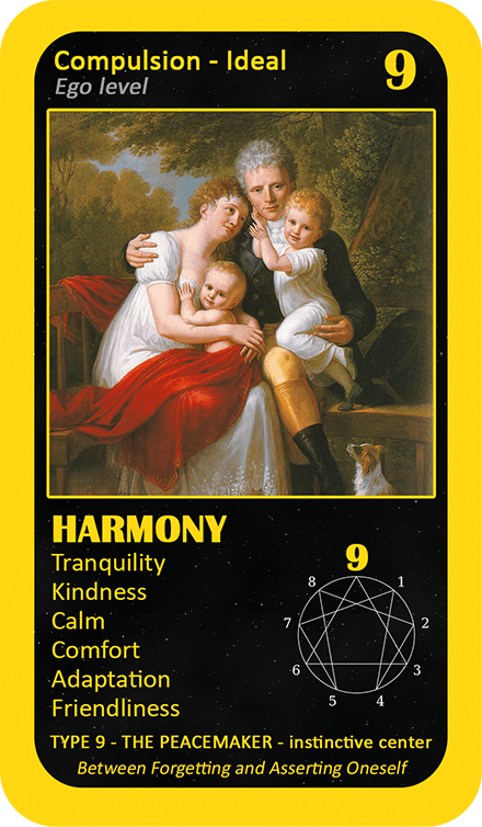 The General Enneagram Oracle: card 9 Harmony