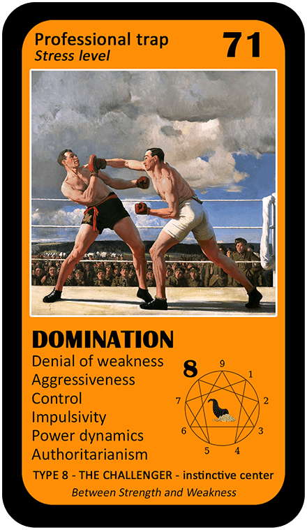 The Wealth Enneagram Oracle: card 71 Domination