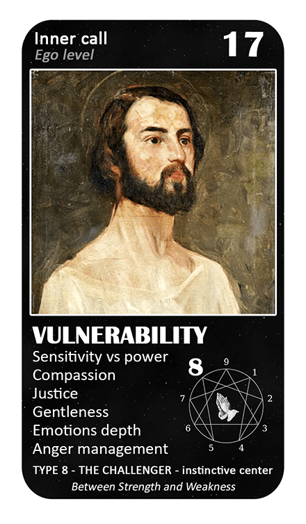 The Mystical Enneagram Oracle: card 17 Vulnerability