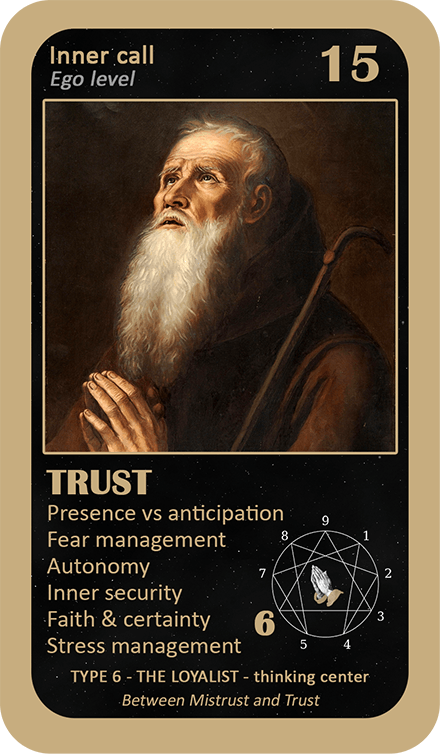 The Mystical Enneagram Oracle: card 15 Trust