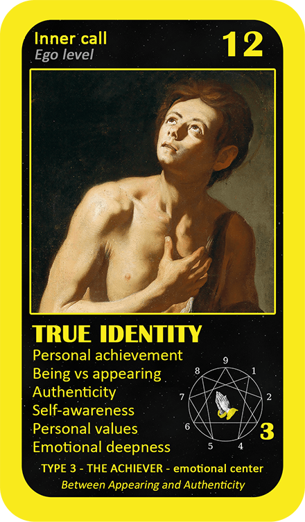 The Mystical Enneagram Oracle: card 12 True Identity