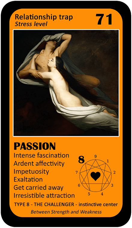 The Love Enneagram Oracle: card 71 Passion