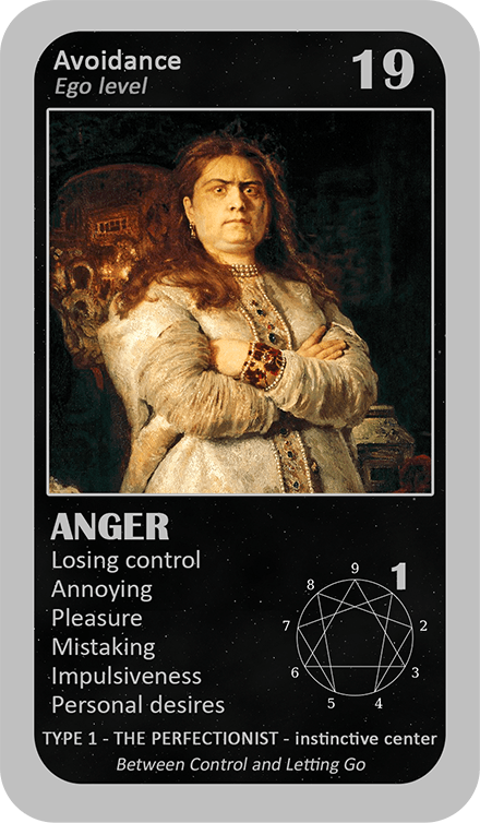 The General Enneagram Oracle: card 19 Anger