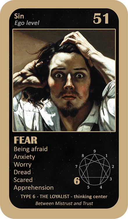 The General Enneagram Oracle: card 51 Fear
