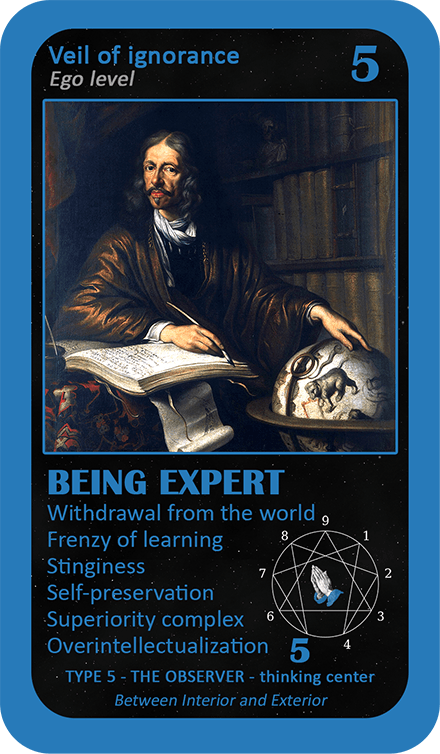 The Mystical Enneagram Oracle: card 5 Being Expert