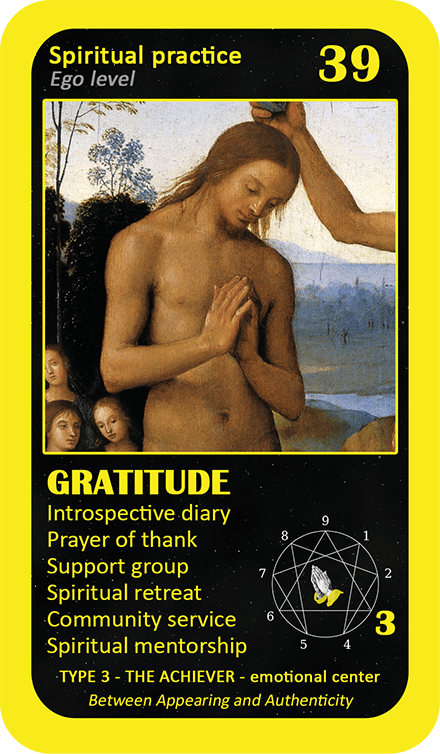 The Mystical Enneagram Oracle: card 39 Gratitude