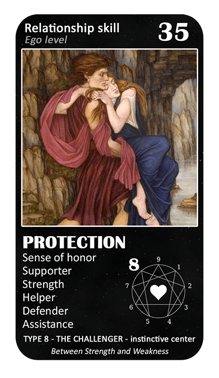 The Love Enneagram Oracle: card 35 Protection