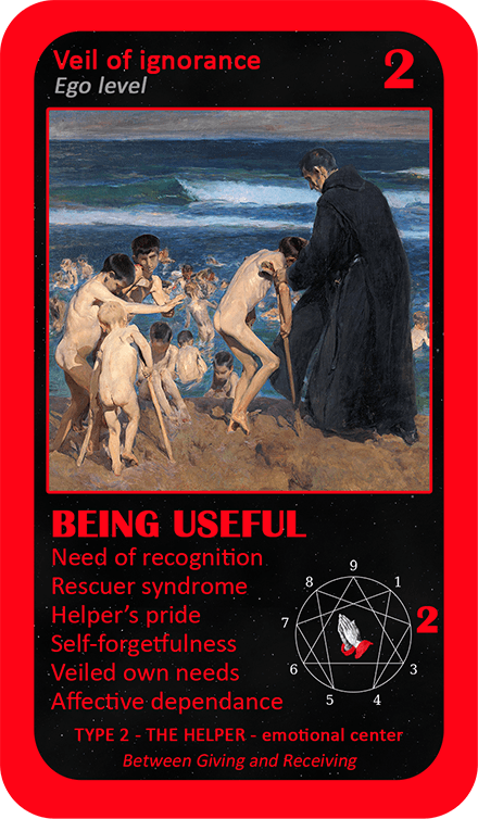 The Mystical Enneagram Oracle: card 2 Being Useful