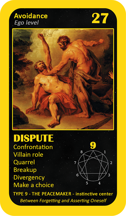The General Enneagram Oracle: card 27 Dispute