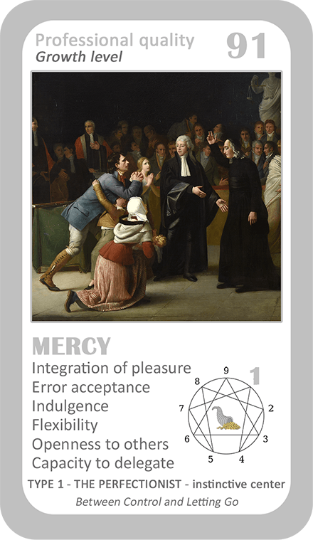The Wealth Enneagram Oracle: card 91 Mercy