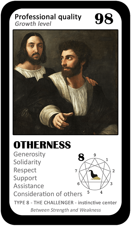 The Wealth Enneagram Oracle: card 98 Otherness