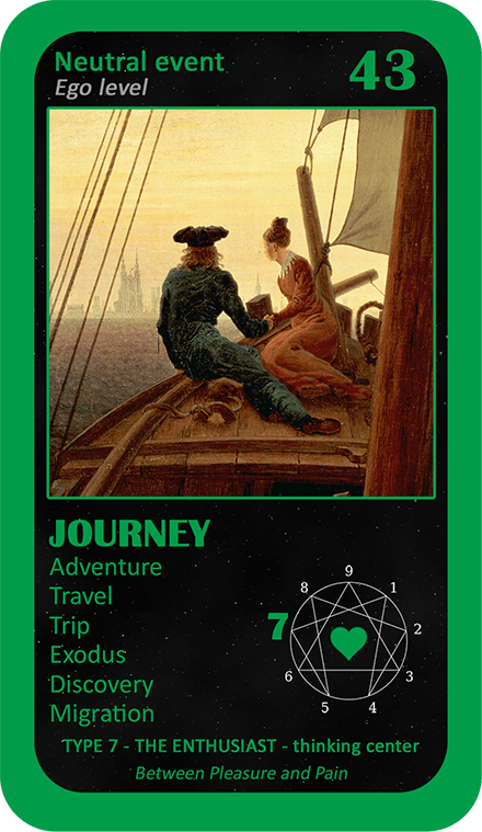 The Love Enneagram Oracle: card 43 Journey