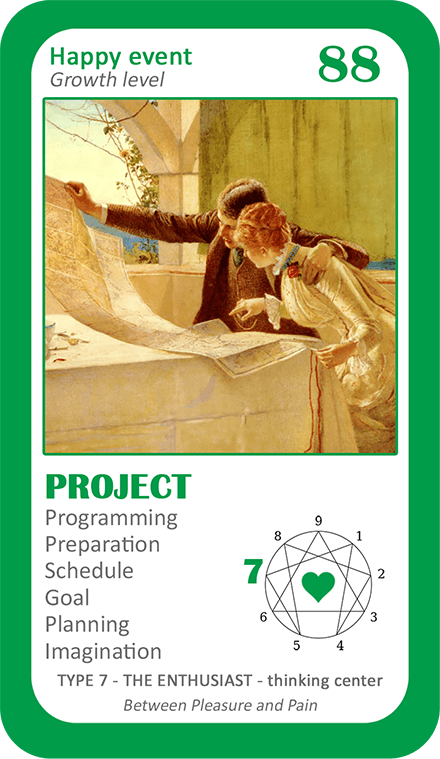 The Love Enneagram Oracle: card 88 Project
