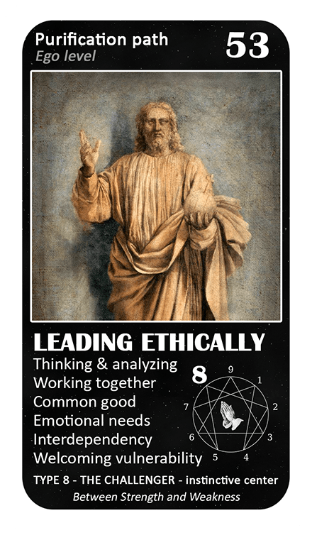 The Mystical Enneagram Oracle: card 53 Leading Ethically