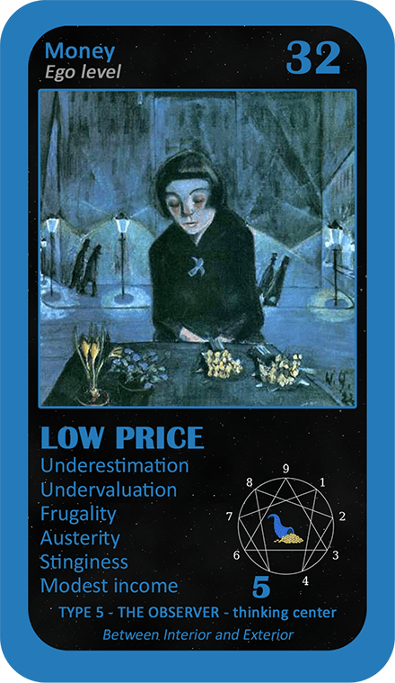 The Wealth Enneagram Oracle: card 32 Low Price