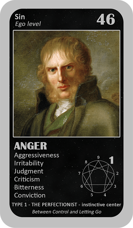 The General Enneagram Oracle: card 46 Anger