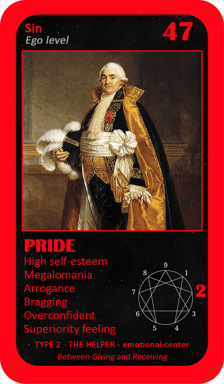 The General Enneagram Oracle: card 47 Pride