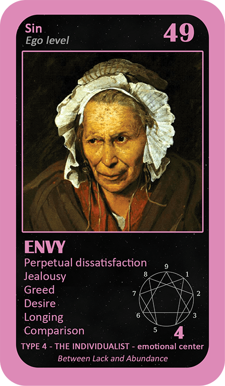 The General Enneagram Oracle: card 49 Envy