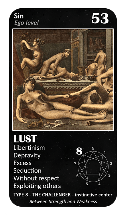 The General Enneagram Oracle: card 53 Lust