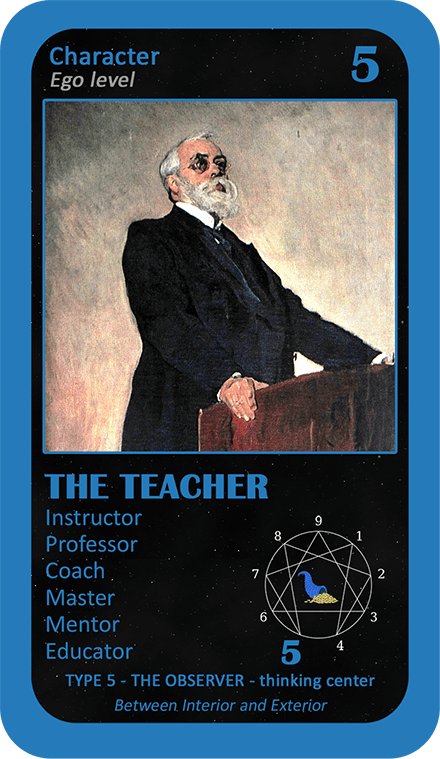 The Wealth Enneagram Oracle: card 5 The Teacher