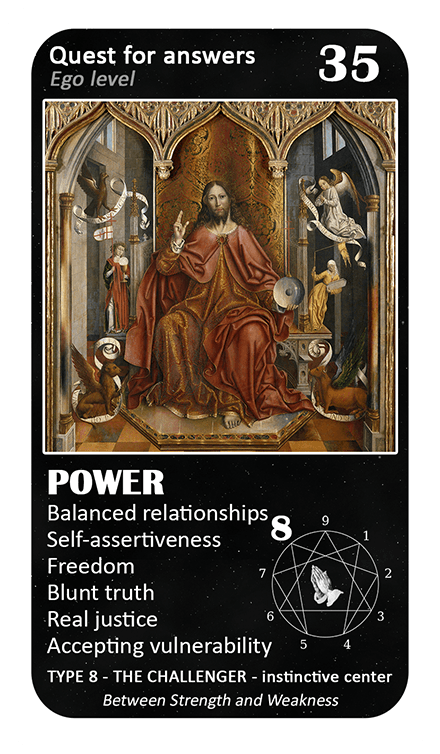The Mystical Enneagram Oracle: card 35 Power