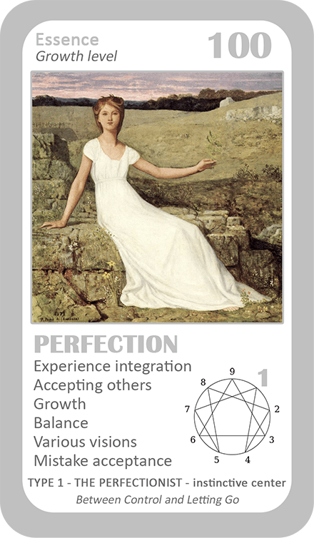 The General Enneagram Oracle: card 100 Perfection