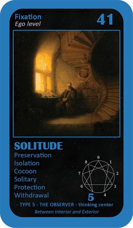 The General Enneagram Oracle: card 41 Solitude