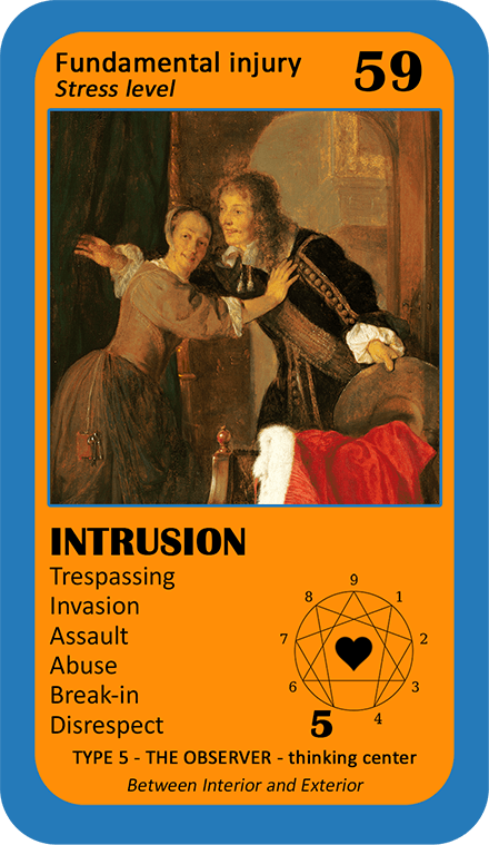 The Love Enneagram Oracle: card 59 Intrusion