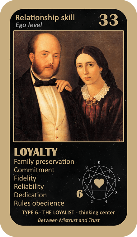 The Love Enneagram Oracle: card 33 Loyalty