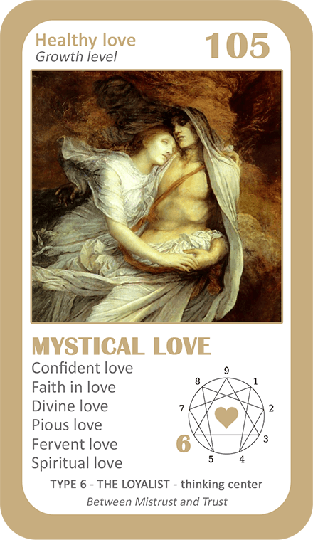 The Love Enneagram Oracle: card 105 Mystical Love