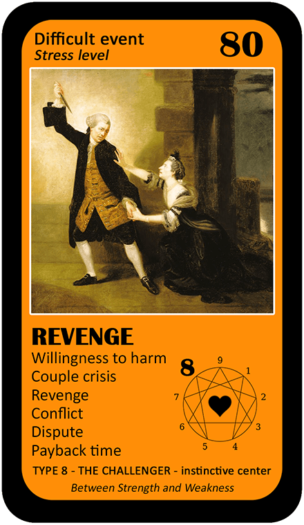 The Love Enneagram Oracle: card 80 Revenge