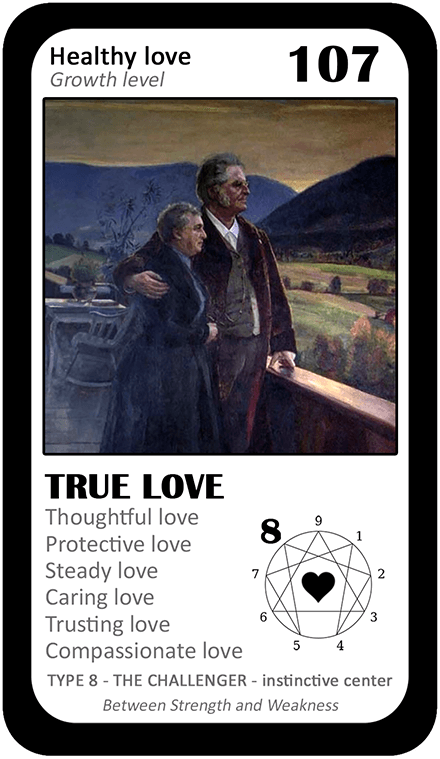The Love Enneagram Oracle: card 107 True Love
