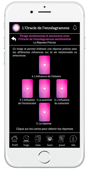 L'application mobile de l'Oracle de l'ennéagramme
