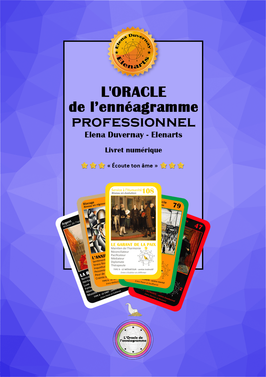 Couverture du livret numérique de l'Oracle de l'ennéagramme professionnel